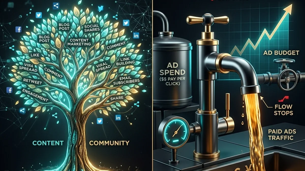 Content Marketing vs Paid Advertising: Which Should You Invest In First in 2026? - SwiftDex Premium Visual Content Marketing vs Paid Advertising: Which Should You Invest In First in 2026? - SwiftDex Premium Visual