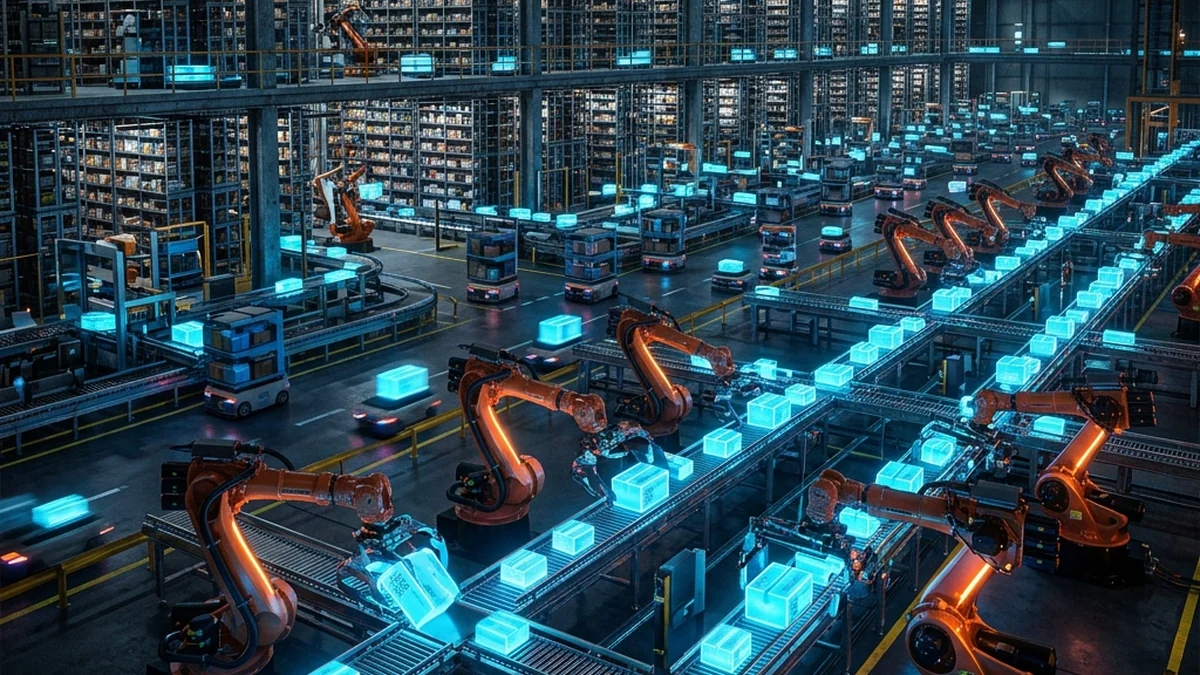 The AI-Native Manufacturing Workflow: Revolutionizing Supply Chains in 2026 - SwiftDex Premium Visual The AI-Native Manufacturing Workflow: Revolutionizing Supply Chains in 2026 - SwiftDex Premium Visual