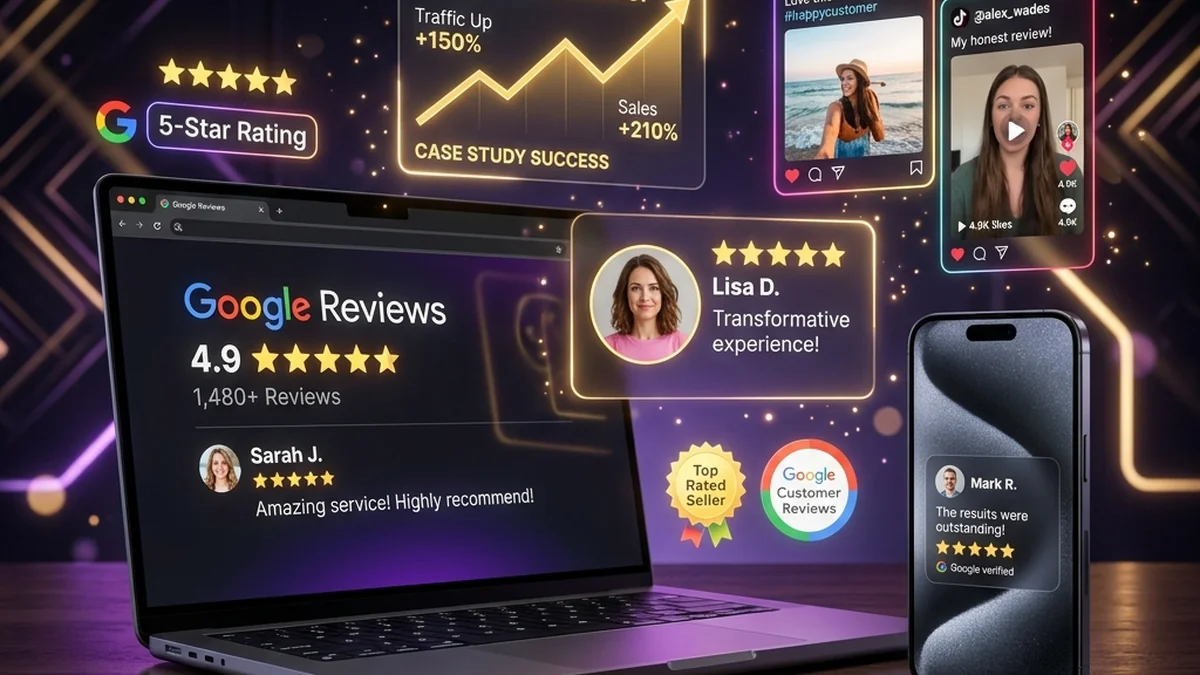 Social Proof Marketing Strategy 2026: Turn Reviews and Testimonials Into Your #1 Growth Engine - SwiftDex Premium Visual Social Proof Marketing Strategy 2026: Turn Reviews and Testimonials Into Your #1 Growth Engine - SwiftDex Premium Visual